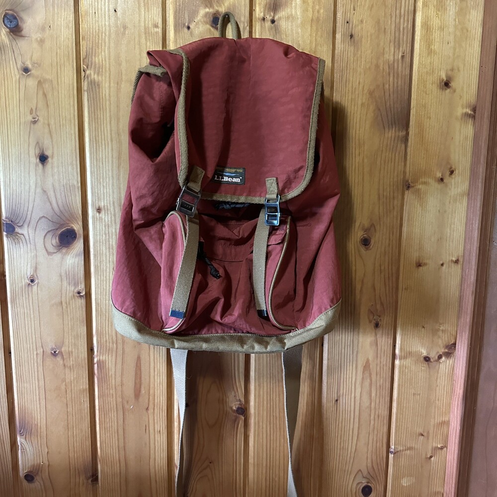 LL Bean Day Hike Backpack - Orange/Tan